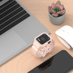 氷河透明TPU一体型交換ストラップウォッチバンド、Apple Watchシリーズ7 45mm用、Apple Watchシリーズ7 41mm用