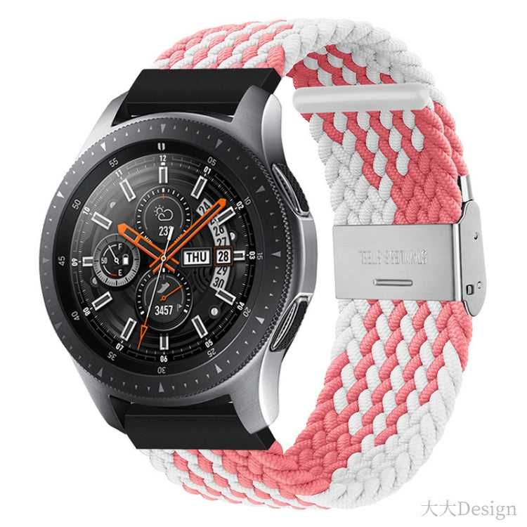 22mm Universal Nylon Braided Metal Buckle Strap, 22mm
