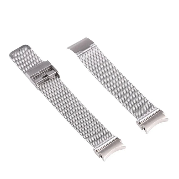 ダブルインシュアランスバックルミラネーゼ交換用ストラップバンド、Fitbit Charge 4用、Samsung Galaxy Watch4 40mm/44mm用