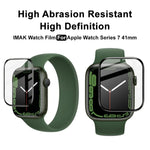IMAK プレキシグラスHDウォッチ保護フィルム Apple Watchシリーズ9 / 8 / 7 41mm用、Apple Watch 7 41mm用、Apple Watch 7 45mm用