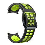 二列穴二色シリコン交換用ストラップバンド、Samsung Galaxy Watch4 40mm / 44mm用