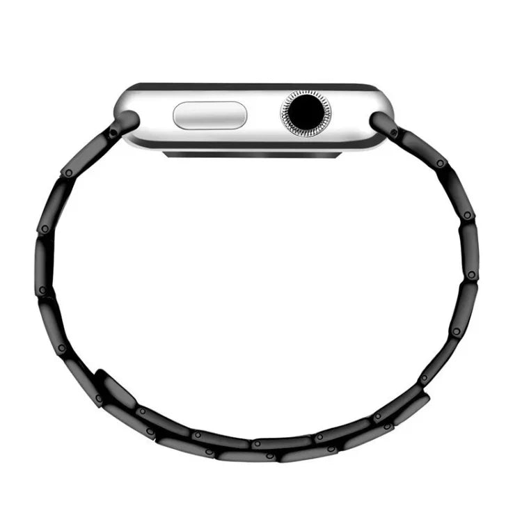 竹節マグネットスチール交換ストラップウォッチバンド Apple Watchシリーズ用、7 41mm / 6&SE&5&4 40mm / 3&2&1 38mm、7 45mm / 6&SE&5&4 44mm / 3&2&1 42mm