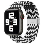 ナイロン編みワンバックル交換用時計バンド Apple Watch Series 7 41mm / 6＆SE＆5＆4 40mm / 3＆2＆1 38mm対応