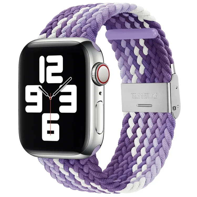 ナイロン編みワンバックル交換用時計バンド Apple Watch Series 7 41mm / 6＆SE＆5＆4 40mm / 3＆2＆1 38mm対応