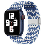 ナイロン編みワンバックル交換用時計バンド Apple Watch Series 7 41mm / 6＆SE＆5＆4 40mm / 3＆2＆1 38mm対応