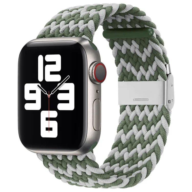 ナイロン編みワンバックル交換用時計バンド Apple Watch Series 7 41mm / 6＆SE＆5＆4 40mm / 3＆2＆1 38mm対応