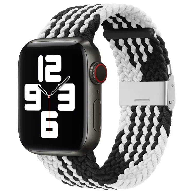 ナイロン編みワンバックル交換用時計バンド Apple Watch Series 7 41mm / 6＆SE＆5＆4 40mm / 3＆2＆1 38mm対応
