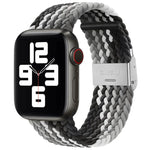 ナイロン編みワンバックル交換用時計バンド Apple Watch Series 7 41mm / 6＆SE＆5＆4 40mm / 3＆2＆1 38mm対応