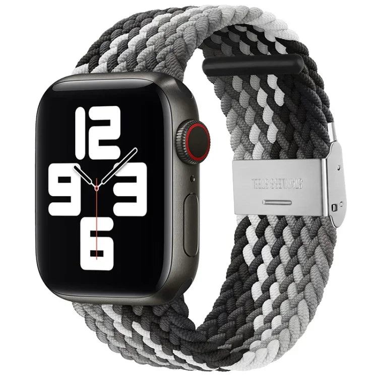 ナイロン編みワンバックル交換用時計バンド Apple Watch Series 7 41mm / 6＆SE＆5＆4 40mm / 3＆2＆1 38mm対応