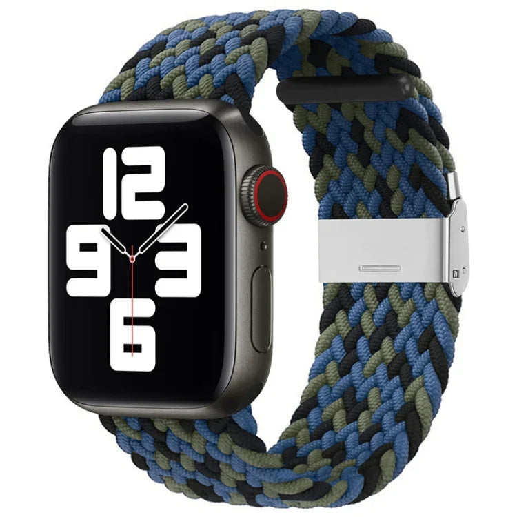 ナイロン編みワンバックル交換用時計バンド Apple Watch Series 7 41mm / 6＆SE＆5＆4 40mm / 3＆2＆1 38mm対応