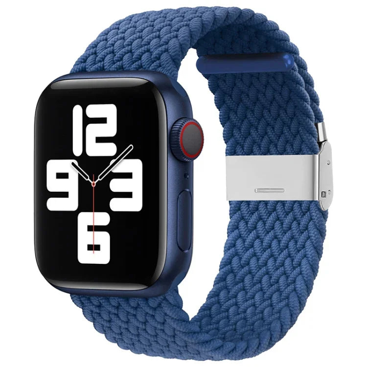 ナイロン編みワンバックル交換用時計バンド Apple Watch Series 7 41mm / 6＆SE＆5＆4 40mm / 3＆2＆1 38mm対応