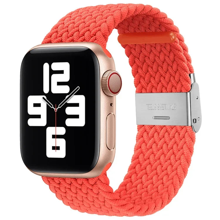 ナイロン編みワンバックル交換用時計バンド Apple Watch Series 7 41mm / 6＆SE＆5＆4 40mm / 3＆2＆1 38mm対応