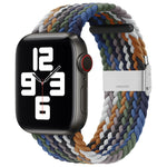 ナイロン編みワンバックル交換ウォッチバンド Apple Watchシリーズ用、7 45mm / 6&SE&5&4 44mm / 3&2&1 42mm