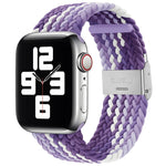 ナイロン編みワンバックル交換ウォッチバンド Apple Watchシリーズ用、7 45mm / 6&SE&5&4 44mm / 3&2&1 42mm