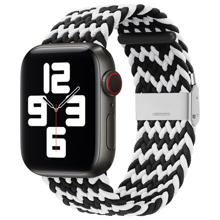 ナイロン編みワンバックル交換ウォッチバンド Apple Watchシリーズ用、7 45mm / 6&SE&5&4 44mm / 3&2&1 42mm
