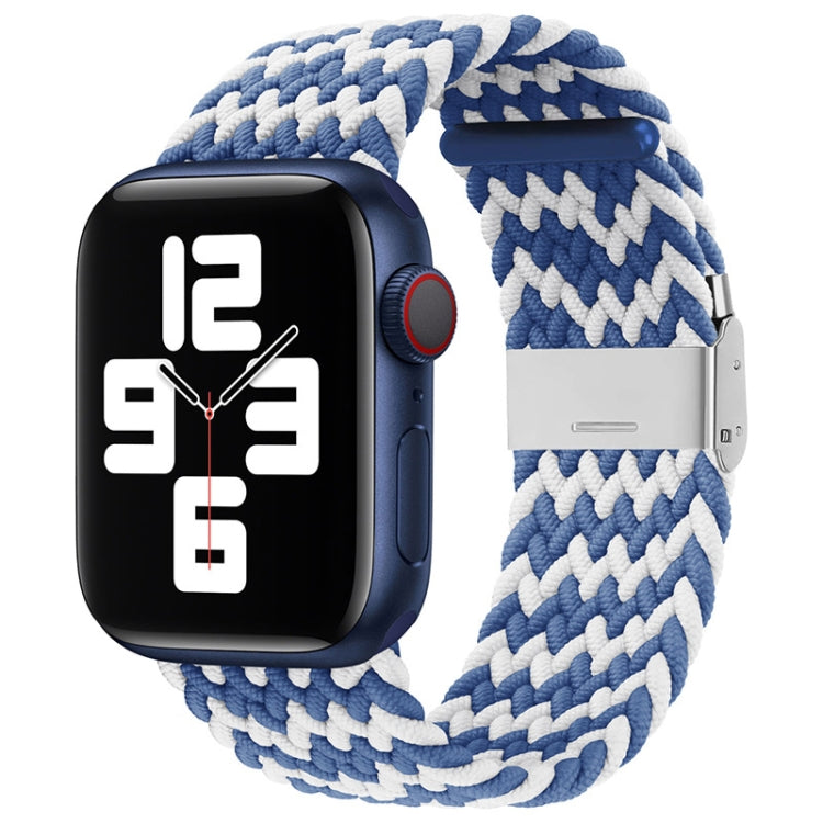 ナイロン編みワンバックル交換ウォッチバンド Apple Watchシリーズ用、7 45mm / 6&SE&5&4 44mm / 3&2&1 42mm
