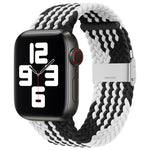 ナイロン編みワンバックル交換ウォッチバンド Apple Watchシリーズ用、7 45mm / 6&SE&5&4 44mm / 3&2&1 42mm