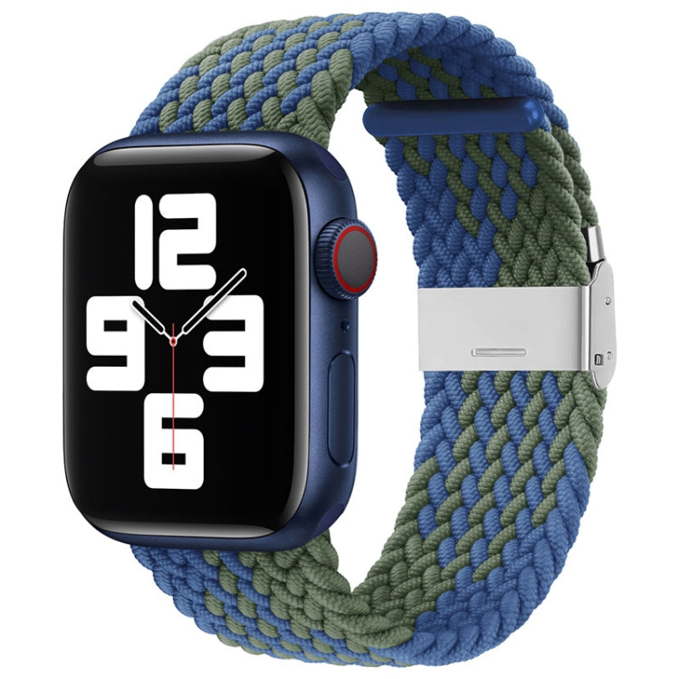 ナイロン編みワンバックル交換ウォッチバンド Apple Watchシリーズ用、7 45mm / 6&SE&5&4 44mm / 3&2&1 42mm