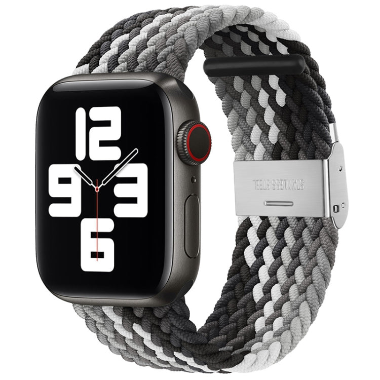 ナイロン編みワンバックル交換ウォッチバンド Apple Watchシリーズ用、7 45mm / 6&SE&5&4 44mm / 3&2&1 42mm