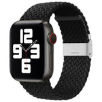 ナイロン編みワンバックル交換ウォッチバンド Apple Watchシリーズ用、7 45mm / 6&SE&5&4 44mm / 3&2&1 42mm