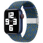 ナイロン編みワンバックル交換ウォッチバンド Apple Watchシリーズ用、7 45mm / 6&SE&5&4 44mm / 3&2&1 42mm