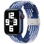 ナイロン編みワンバックル交換ウォッチバンド Apple Watchシリーズ用、7 45mm / 6&SE&5&4 44mm / 3&2&1 42mm