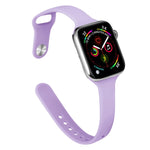 スリムシリコン交換ウォッチバンド、Apple Watch Series 7 41mm / 6 & SE & 5 & 4 40mm / 3 & 2 & 1 38mm用