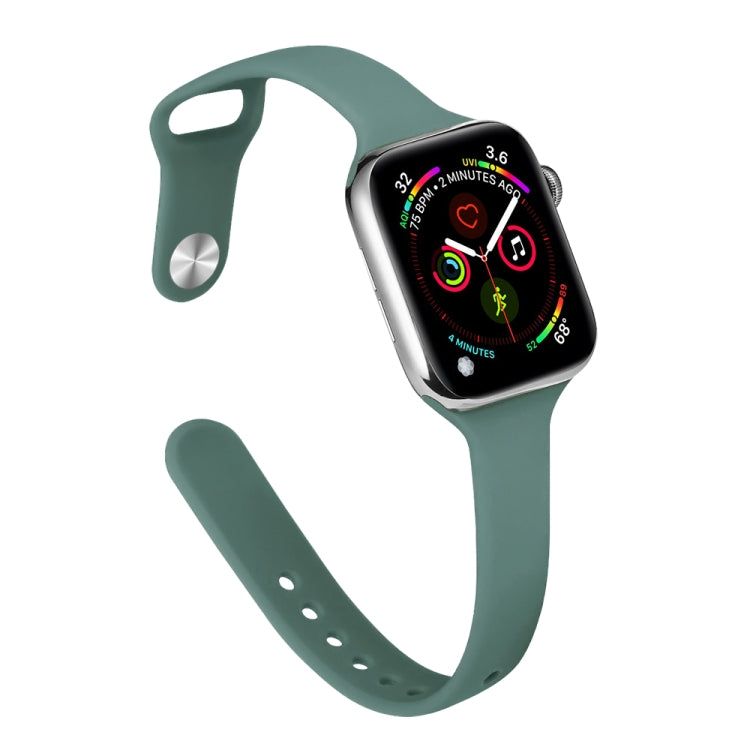 スリムシリコン交換ウォッチバンド、Apple Watch Series 7 41mm / 6 & SE & 5 & 4 40mm / 3 & 2 & 1 38mm用