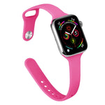 スリムシリコン交換ウォッチバンド、Apple Watch Series 7 41mm / 6 & SE & 5 & 4 40mm / 3 & 2 & 1 38mm用