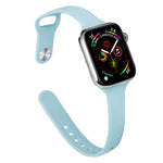スリムシリコン交換ウォッチバンド、Apple Watch Series 7 41mm / 6 & SE & 5 & 4 40mm / 3 & 2 & 1 38mm用