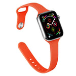 スリムシリコン交換ウォッチバンド、Apple Watch Series 7 41mm / 6 & SE & 5 & 4 40mm / 3 & 2 & 1 38mm用