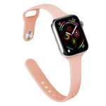 スリムシリコン交換ウォッチバンド、Apple Watch Series 7 41mm / 6 & SE & 5 & 4 40mm / 3 & 2 & 1 38mm用