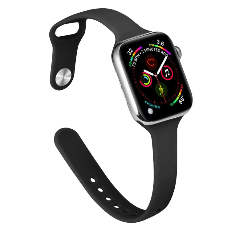 スリムシリコン交換ウォッチバンド、Apple Watch Series 7 41mm / 6 & SE & 5 & 4 40mm / 3 & 2 & 1 38mm用