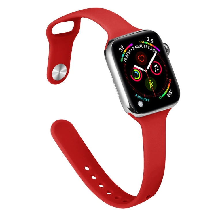 スリムシリコン交換ウォッチバンド、Apple Watch Series 7 41mm / 6 & SE & 5 & 4 40mm / 3 & 2 & 1 38mm用