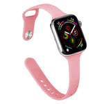 スリムシリコン交換ウォッチバンド、Apple Watch Series 7 41mm / 6 & SE & 5 & 4 40mm / 3 & 2 & 1 38mm用
