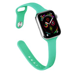 スリムシリコン交換ウォッチバンド、Apple Watch Series 7 41mm / 6 & SE & 5 & 4 40mm / 3 & 2 & 1 38mm用
