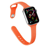 スリムシリコン交換ウォッチバンド、Apple Watch Series 7 41mm / 6 & SE & 5 & 4 40mm / 3 & 2 & 1 38mm用