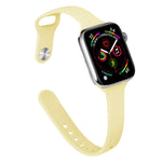 スリムシリコン交換ウォッチバンド、Apple Watch Series 7 41mm / 6 & SE & 5 & 4 40mm / 3 & 2 & 1 38mm用