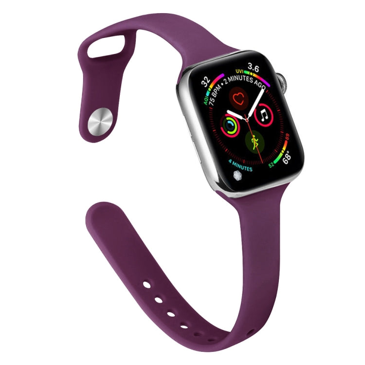 スリムシリコン交換ウォッチバンド、Apple Watch Series 7 41mm / 6 & SE & 5 & 4 40mm / 3 & 2 & 1 38mm用