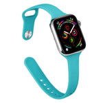 スリムシリコン交換ウォッチバンド、Apple Watch Series 7 41mm / 6 & SE & 5 & 4 40mm / 3 & 2 & 1 38mm用
