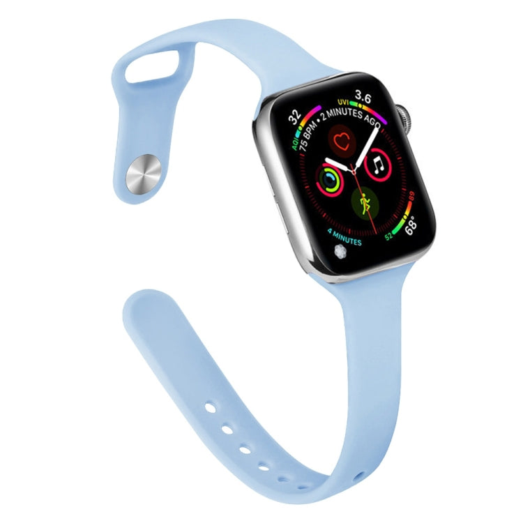 スリムシリコン交換ウォッチバンド、Apple Watch Series 7 41mm / 6 & SE & 5 & 4 40mm / 3 & 2 & 1 38mm用