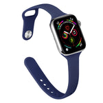 スリムシリコン交換ウォッチバンド、Apple Watch Series 7 41mm / 6 & SE & 5 & 4 40mm / 3 & 2 & 1 38mm用