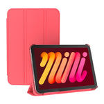 Double-sided Matte Translucent PC Tablet Leather Case with 3-folding Holder & Sleep / Wake-up Function, For iPad mini 2024 / mini 6