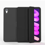 Double-sided Matte TPU Tablet Leather Case with 3-folding Holder & Sleep / Wake-up Function, For iPad mini 2024 / mini 6