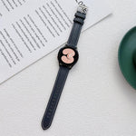 縫製レザーストラップバンド、Samsung Galaxy Watch4 40mm / 44mm用