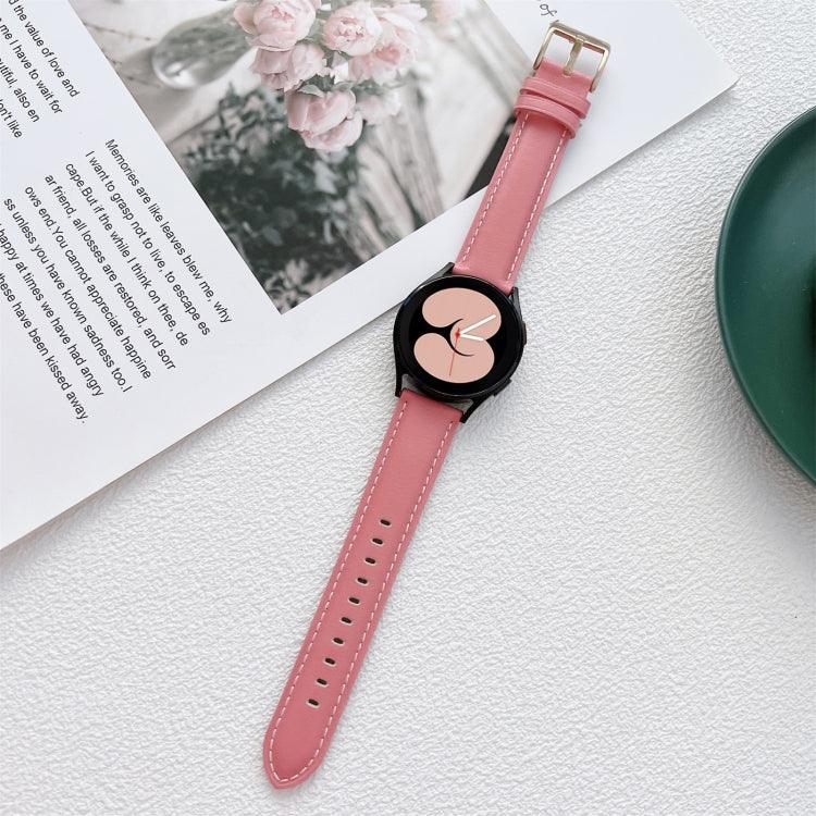 縫製レザーストラップバンド、Samsung Galaxy Watch4 40mm / 44mm用