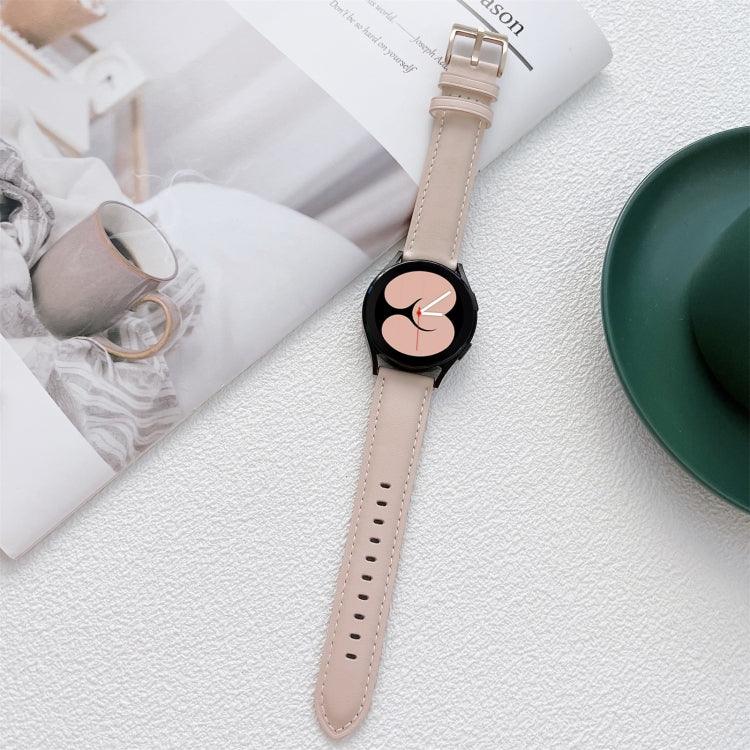 縫製レザーストラップバンド、Samsung Galaxy Watch4 40mm / 44mm用