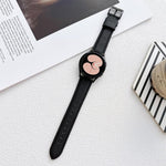 ライチテクスチャーレザーストラップバンド、Samsung Galaxy Watch4 40mm / 44mm用