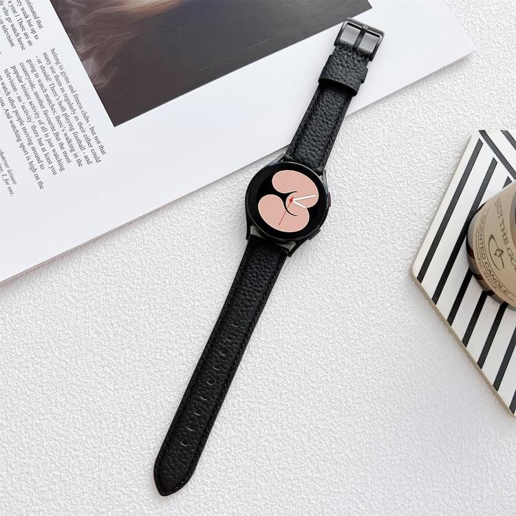 ライチテクスチャーレザーストラップバンド、Samsung Galaxy Watch4 40mm / 44mm用