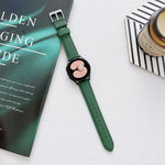 ライチテクスチャーレザーストラップバンド、Samsung Galaxy Watch4 40mm / 44mm用